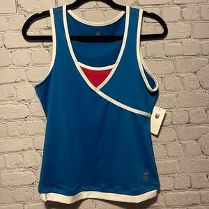 𝅺1) K-Swiss Tennis Top Size Small